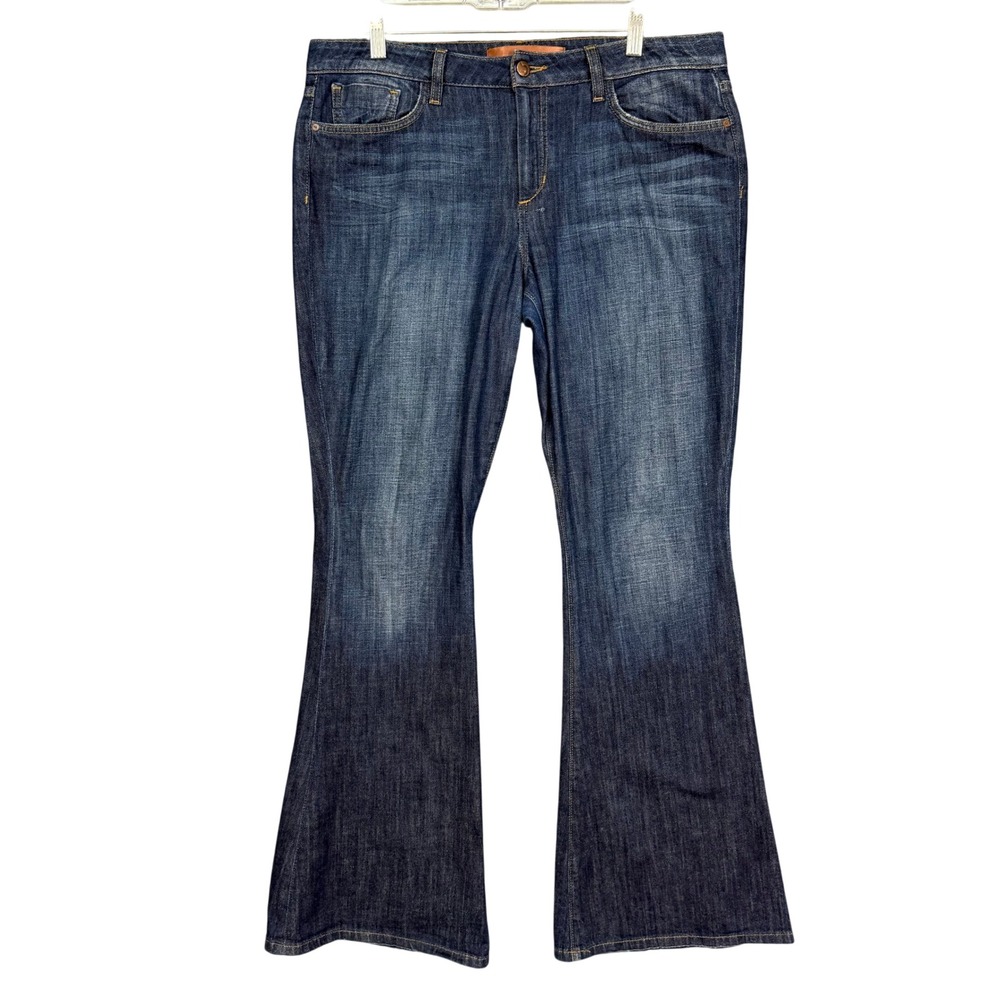 Joes Jeans Womens 32 Blue Flare Visionaire Madelyn Dark Wash Boho Fits 36x33
